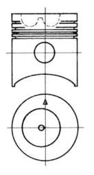 Piston KOLBENSCHMIDT 93061600