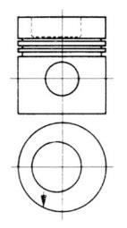 Piston KOLBENSCHMIDT 93750620