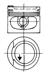 Piston KOLBENSCHMIDT 93928610