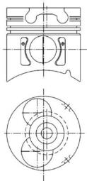 Piston KOLBENSCHMIDT 99371600