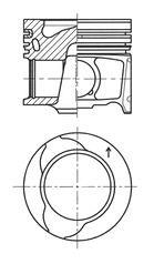 Piston KOLBENSCHMIDT 41812600