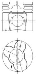 Piston KOLBENSCHMIDT 97412700