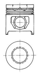 Piston KOLBENSCHMIDT 90158700