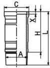 Cylinder Liner KOLBENSCHMIDT 89921110