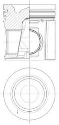 Piston KOLBENSCHMIDT 41010600