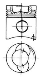 Piston KOLBENSCHMIDT 90337600