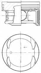 Piston KOLBENSCHMIDT 41933620