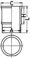 Cylinder Liner KOLBENSCHMIDT 88589110