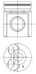 Piston KOLBENSCHMIDT 40255600