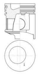 Piston KOLBENSCHMIDT 41856600