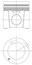 Piston KOLBENSCHMIDT 94811600