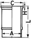 Cylinder Liner KOLBENSCHMIDT 88524110