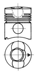 Piston KOLBENSCHMIDT 92334800