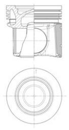 Piston KOLBENSCHMIDT 41677600