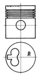 Piston KOLBENSCHMIDT 92791600