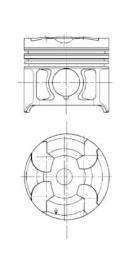 Piston KOLBENSCHMIDT 94819700