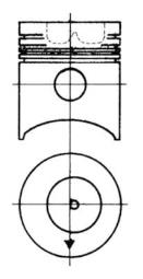 Piston KOLBENSCHMIDT 93063600