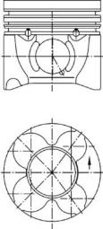 Piston KOLBENSCHMIDT 40406620