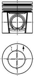 Piston KOLBENSCHMIDT 40678600