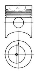 Piston KOLBENSCHMIDT 91005700