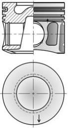 Piston KOLBENSCHMIDT 41008620