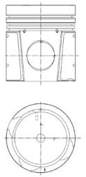 Piston KOLBENSCHMIDT 40550600