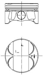 Piston KOLBENSCHMIDT 40085620