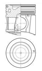 Piston KOLBENSCHMIDT 41078600