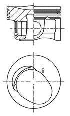 Piston KOLBENSCHMIDT 41257600