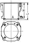 Cylinder Liner KOLBENSCHMIDT 89933110