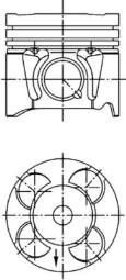 Piston KOLBENSCHMIDT 41660620