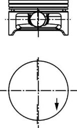 Piston KOLBENSCHMIDT 40632610