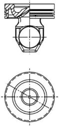 Piston KOLBENSCHMIDT 41254600