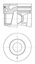 Piston KOLBENSCHMIDT 41643600