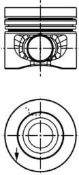 Piston KOLBENSCHMIDT 40353620