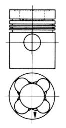 Piston KOLBENSCHMIDT 93568600