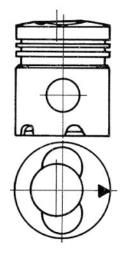 Piston KOLBENSCHMIDT 92815600