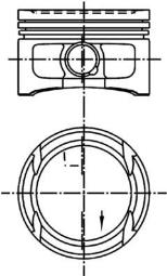 Piston KOLBENSCHMIDT 99562600