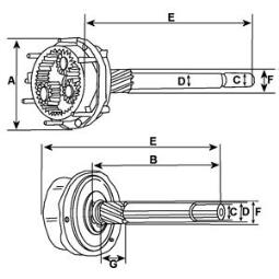 Repair kit, planetary gearbox (starter) HC-Cargo F032138151