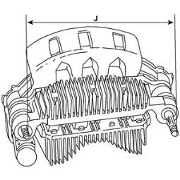 Rectifier, alternator HC-Cargo F032138396