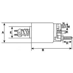 Solenoid Switch, starter HC-Cargo F032138967