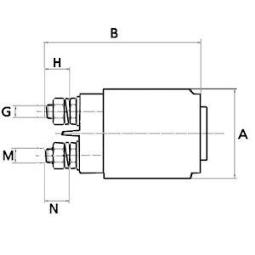 Solenoid Switch, starter HC-Cargo F032139337