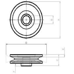 Belt Pulley, alternator HC-Cargo F032230719