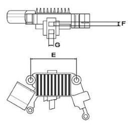 Alternator Regulator HC-Cargo F032231533