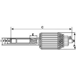 Armature, starter HC-Cargo F032232891