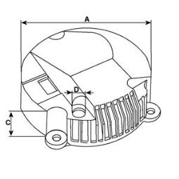 Protective Cap, alternator HC-Cargo F032234066