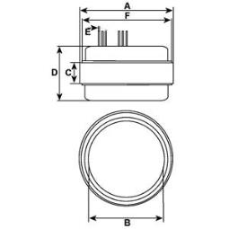 Stator, alternator HC-Cargo F032333672