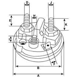 Solenoid Switch, starter HC-Cargo F032333744
