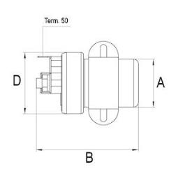 Solenoid Switch, starter HC-Cargo F032335045