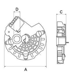 Protective Cap, alternator HC-Cargo F032335760